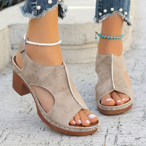 Sandale Sevilla Lewis à talon confort