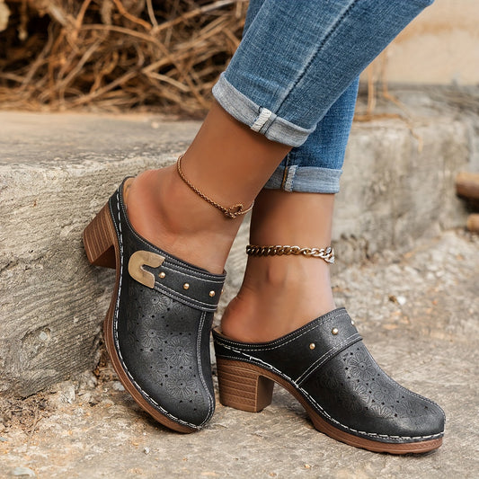 Sandale Capri à talon Confort