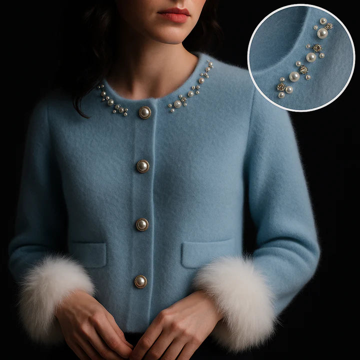 Cardigan Eleanor | L'Élégance Festivale et la Douceur Ultime