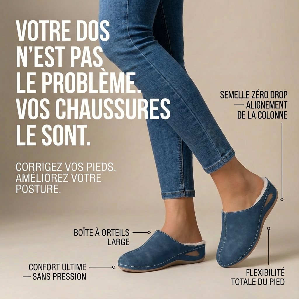 Pantoufle Marque : Polarea Cocon de douceur pour les pieds sensibles