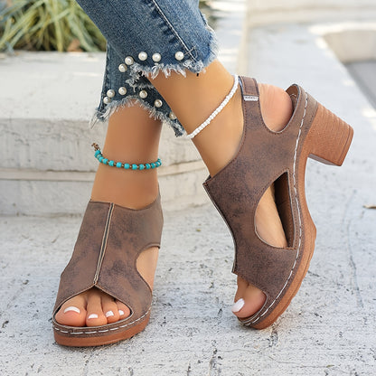 Sandale Sevilla Lewis à talon confort