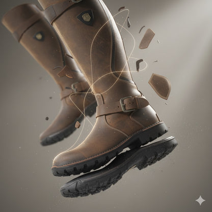 Bottes Cuir Sangle Eleanor (Nouvelle Collection)