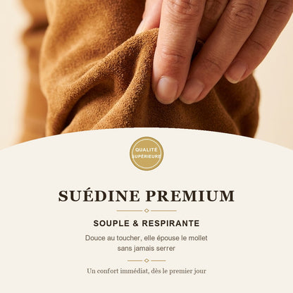 Suédine premium souple et respirante