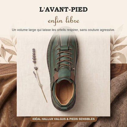 Avant pied large, ideal hallux valgus