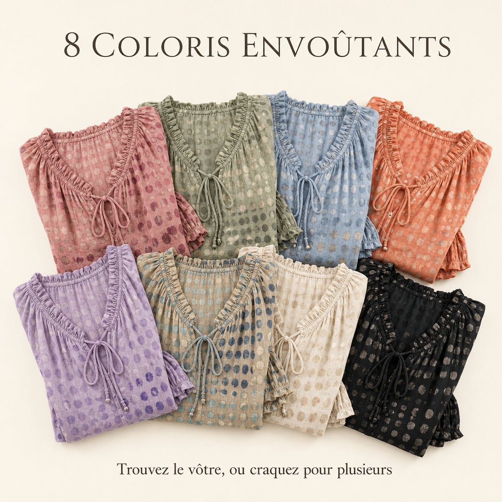 8 coloris envoûtants